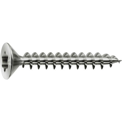 Vis bois aggloméré panelvit tête fraisée tx - Ø (mm) : 6,0 - Longueur (mm) : 100 - Filetage : Partiel - MUSTAD - Vendu par : 100