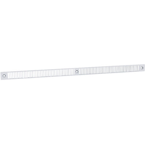 Kintech – Grille aération VMC plastique 390x20mm – Finition noire RAL9011 – Entraxe fixation 372mm – Mortaise double 2x160x12mm – Lot de 10