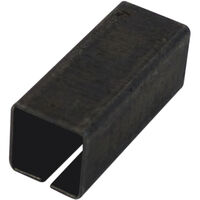 Fourreau de réduction carré 8/7 mm – Longueur 20 mm – Acier galvanisé pour usage intensif – HOPPE