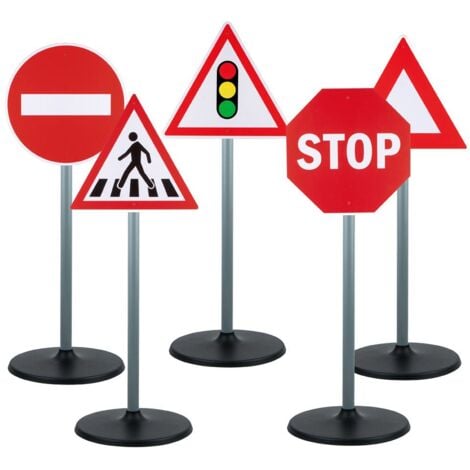 Pack of 5 Play Road Signs