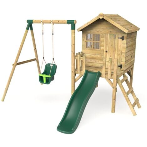 Baby playhouse hotsell with slide