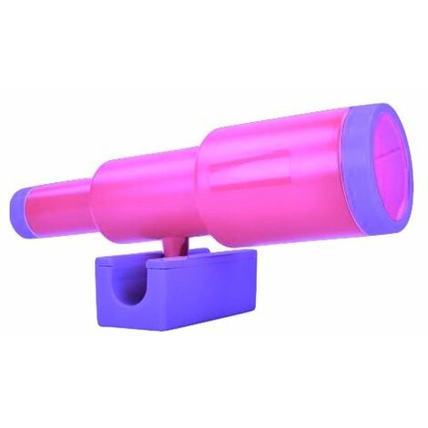 Rebo Garden Climbing Frame Accessories Plastic Telescope - Pink