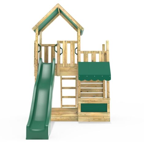 Rebo Modular Wooden Climbing Frame Adventure Playset - M3 plus Shop