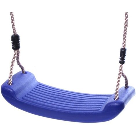 Rebo Children's Swing Seat with Adjustable Ropes - Blue