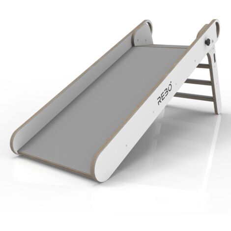 Rebo Montessori Pikler Style Foldable Wooden Slide (1/5)