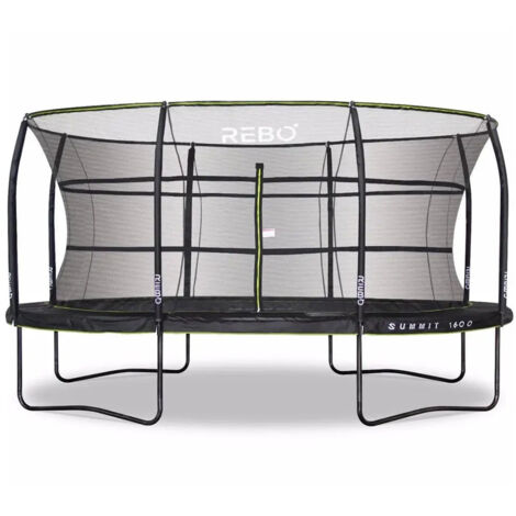 Rebo Summit Oval Trampoline and Safety Enclosure - Summit 1600