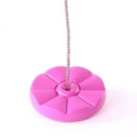 Rebo Children's Button Swing Seat - Pink