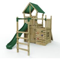 Rebo Modular Wooden Climbing Frame Adventure Playset - M10