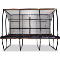 Rebo Altitude Rectangle 10ft x 14ft Trampoline and Safety Enclosure - Altitude 1400