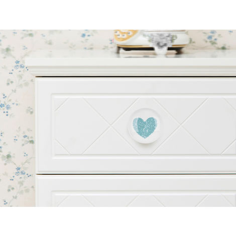 Pomo para Mueble  Estilo Decorativo  Fabricado en Porcelana  Acabado en Azul  Medidas 404031 mm  Sistema de Fijación Atornillado  Incluye Tornillos M4  1 Unidad