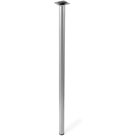 Pata redonda para muebles  Estilo funcional  Fabricado en acero  Acabado cromado mate líquido  Proyectos de restauración de bricolaje  Medidas 3030800mm  Altura: 80 cm  Fácil instalación  4 unidades