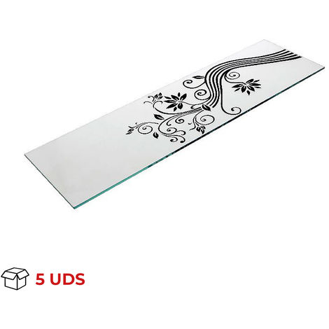 Panel Vidrio Templado Panel De Cristal Templado Transparente 50x30 Cm Estante Flotante Para Q 1135599