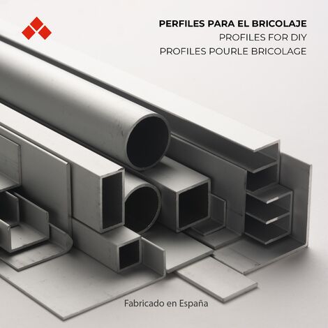 Perfil en T  Fabricado en Aluminio  Acabado en Anodizado Mate   Medidas 30151000 mm  Longitud del Perfil 1 Metro  Espesor 1 mm  1 Unidad