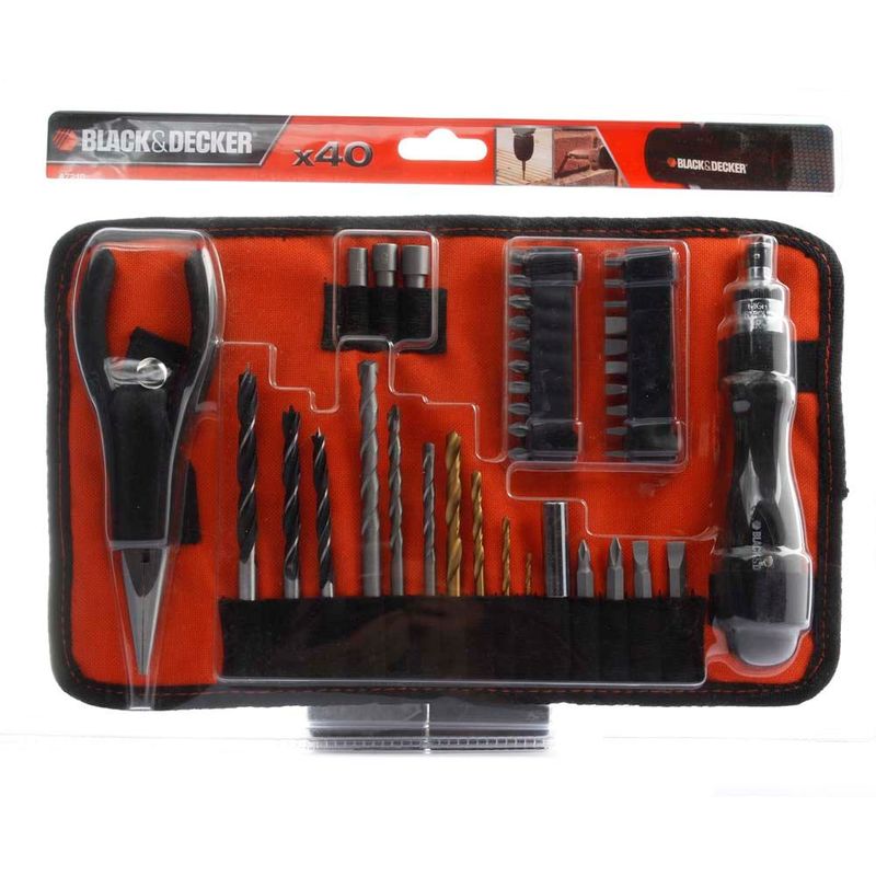 Set di inserti per avvitatori BLACK + DECKER 38 pezzi