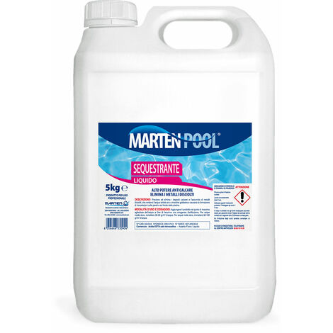 MARTEN SEQUESTRANTE LIQUIDO 5LT - PER METALLI E CALCARE - PISCINE