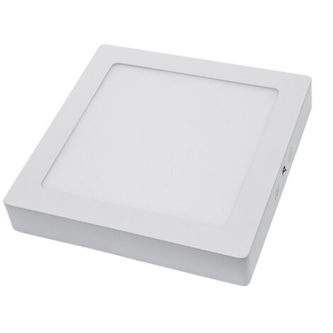 Pannello a LED quadrato a superficie - 18W - 6000K - alluminio - 220x220mm