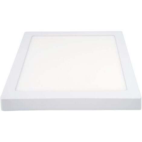 Pannello a LED quadrato a superficie - 24W - 300x300mm - 4500K - alluminio