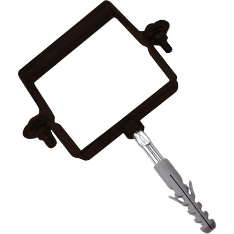 COLLARE TESTA DI MORO 100MM QUADRO PER TUBI PLUVIALI - FISCHER - COMPLETO