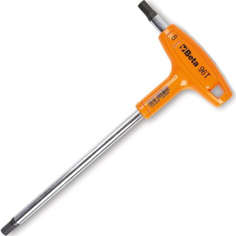 Beta 96T CHIAVE A T ESAGONALE  BETA CON IMPUGNATURA 4 MM