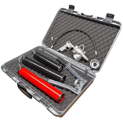 Kit Pompa Ingrassaggio A Leva Ama | Con Grasso 600g E Tubo Flessibile | Per Agricoltura E Officina