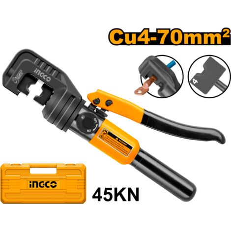 PINZA DI CRIMPATURA IDRAULICA 4-70MmÂ² CAVI TERMINALI - INGCO HHCT0170