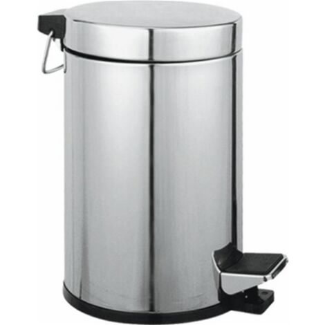 CESTINO RIFIUTI ACCIAIO INOX 12 LT PER BAGNO/CUCINA - MAURER