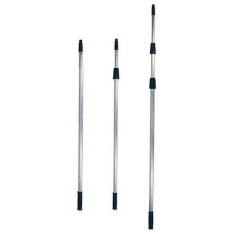 Asta Alluminio mt 6 Regolabile Asta telescopica Manico allungabile ergonomico Pertica prolunga per Pulizia tapparelle, soffitti, cornicioni, ragnatele