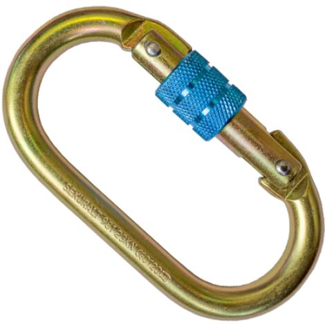MOSCHETTONE di sicurezza per IMBRACATURA A VITE con ghiera 17 cm MAURER PLUS