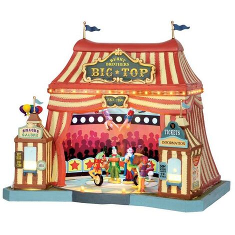 Il circo Big Top-Berry Brothers Big Top VILLAGGIO DI NATALE LEMAX 55918 - GIOSTRINA NATALIZIA