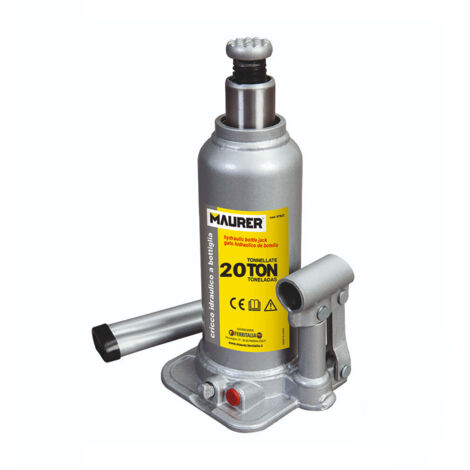 CRICCO IDRAULICO a BOTTIGLIA Maurer Portata 20000 Kg Alzata 242-452 mm