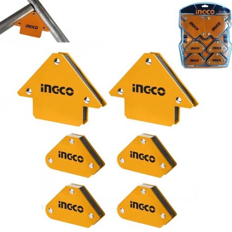SET 6 PZ SUPPORTI MAGNETICI PER SALDATRICE INGCO AMWH6001