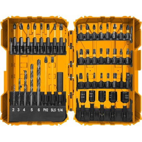 Ingco Set 45pz Bit E Cacciavite Impact - alta resistenza