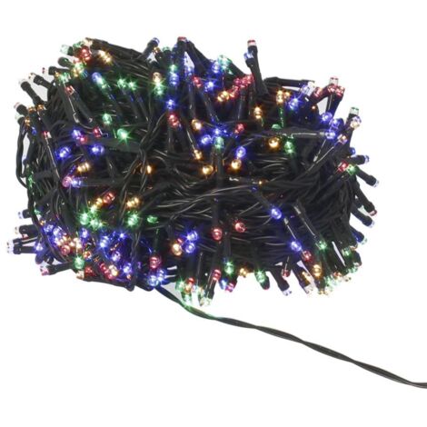Lucciole Led 5m 50 Luci Per Albero Di Natale | Forma Stella O Fiocco Di Neve | Batteria | Decorazione Fai Da Te
