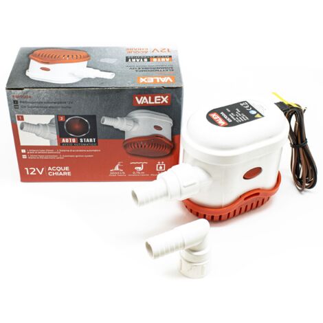 ELETTROPOMPA SOMMERGIBILE 12V PER BARCHE FONTANE -  ES700A AUTOMATICA VALEX (1/5)