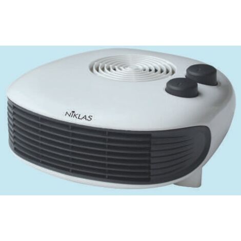 STUFA TERMOVENTILATORE ELETTRORISCALDATORE orizzontale Niklas Frisbee (1/3)