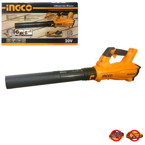SOFFIATORE BATTERIA 20V BRUSHLESS - SOLO CORPO - INGCO CABLI20428