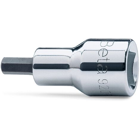 BETA 920PE Chiave bussola Beta 6 MM  maschio esagonale 1/2" cromate inserti brunito