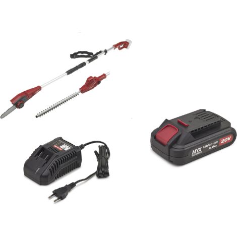 POTATORE+TAGLIASIEPI BATTERIA "CGTP 20 L" YAMATO MYX + KIT BATTERIA - TAGLIARAMI 54060