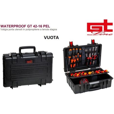Valigia porta utensili in polipropilene a tenuta stagna- GT LINE GT 42-16 PEL WATERPROOF (1/5)