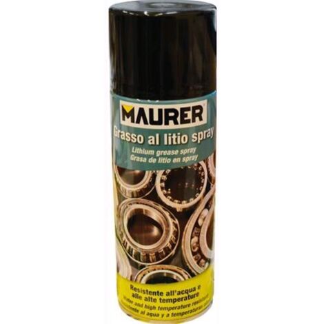 Grasso al Litio Spray MAURER PLUS 400ml Lubrificante Multiuso Idrorepellente (1/5)
