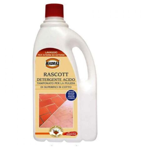 DETERGENTE  RASCOTT 1 LT PAVIMENTI COTTO KLINKER GRES - MADRAS