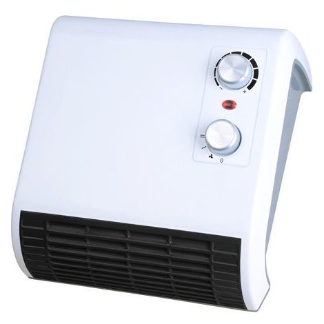 Stufa Termoventilatore 2000w A Parete Stufetta Caldobagno Ambienti Bagno Trendy