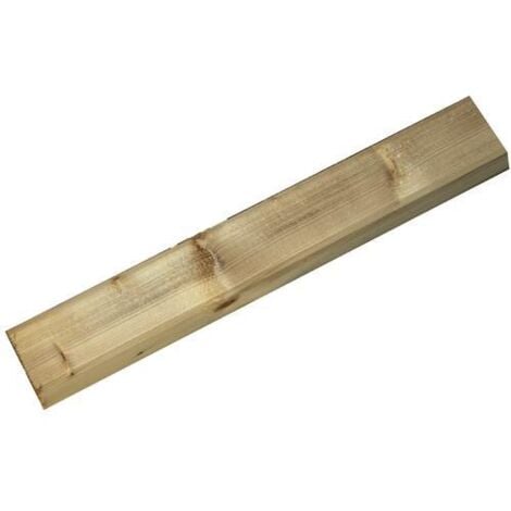 Palo montante cm 7x7x120h in legno impregnato - per staccionata o cancelletto