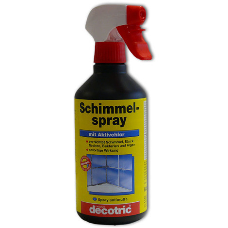 Decotric Schimmel - ANTIMUFFA ELIMINA MUFFA Spray 500 ML mufficida - CON  SPRUZZINO