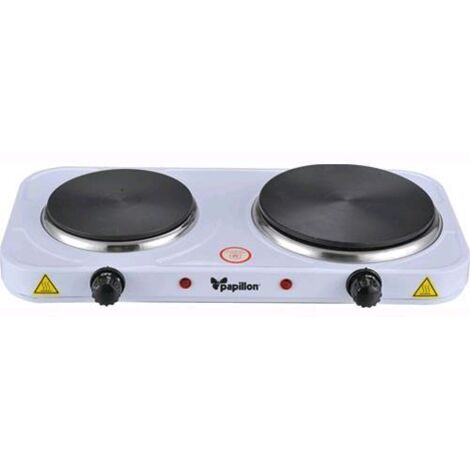 FORNELLO ELETTRICO 2 PIASTRE PAPILLON - CUCINA 2 FUOCHI