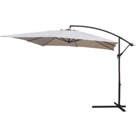 531361 - Ombrellone giardino alluminio QUADRATO mt 3x3 multiposizione basculante (1/8)