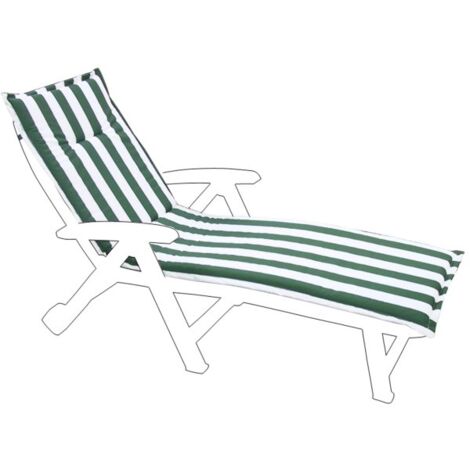 2 pz Lettino Prendisole Mare Alluminio con Parasole LUXURIOUS 180X60X40