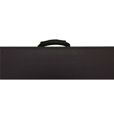 TAVOLO IN METALLO E PVC PIEGHEVOLE 180X75cm - PIC-NIC CAMPEGGIO FIERE SAGRE - STAMPO EFFETTO LEGNO