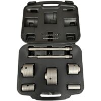KIT FRESE CAROTATRICI PIETRA CON BARRE + VALIGIA 10 PZ