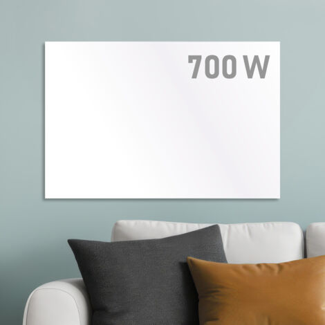 BRAST Infrarotheizung   700 Watt   Made in Europe   Inkl. Wandhalterung   hoher Wirkungsgrad   Flexibler Einsatz   Ultraflache Bauweise   IP 700